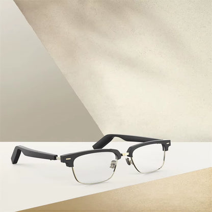 Smart Glasses, Wireless Bluetooth Hands-Free Calling Music Play Headphones with Microphone Motion Stereo Speaker Glasses