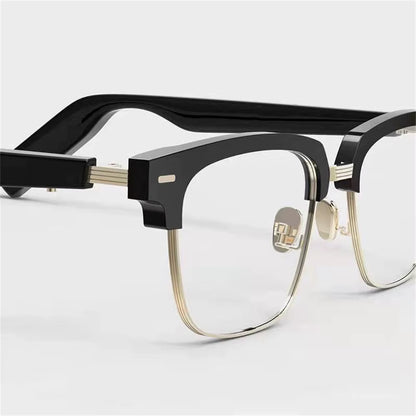 Smart Glasses, Wireless Bluetooth Hands-Free Calling Music Play Headphones with Microphone Motion Stereo Speaker Glasses