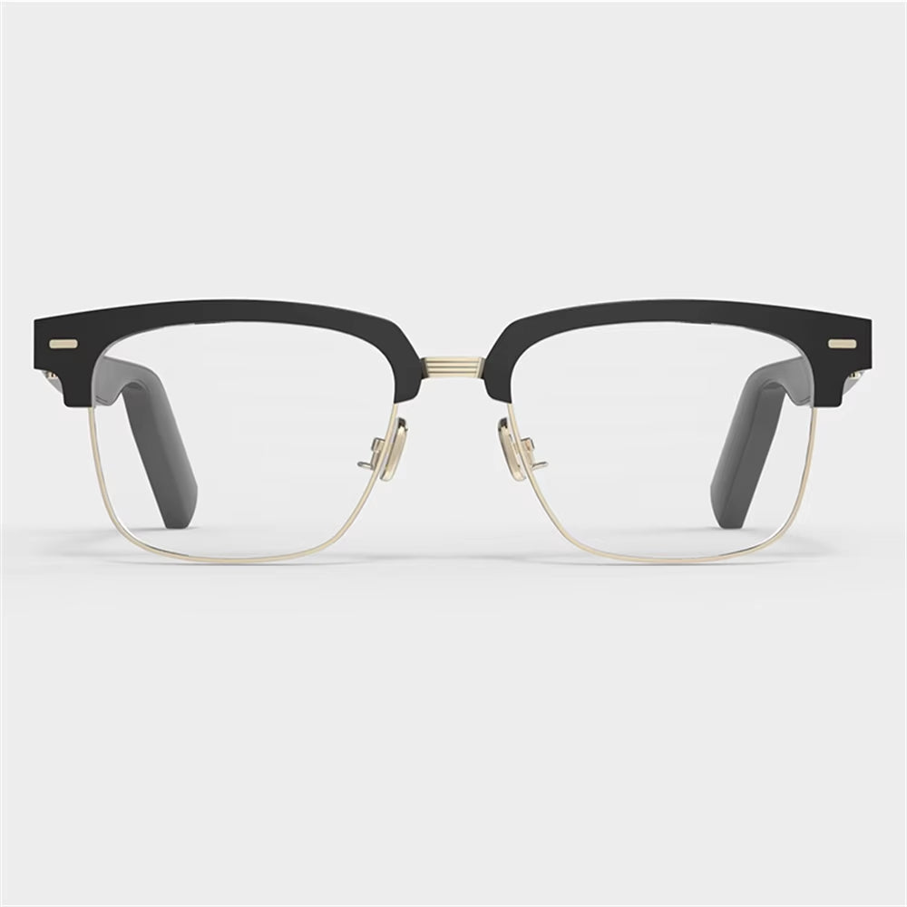 Smart Glasses, Wireless Bluetooth Hands-Free Calling Music Play Headphones with Microphone Motion Stereo Speaker Glasses