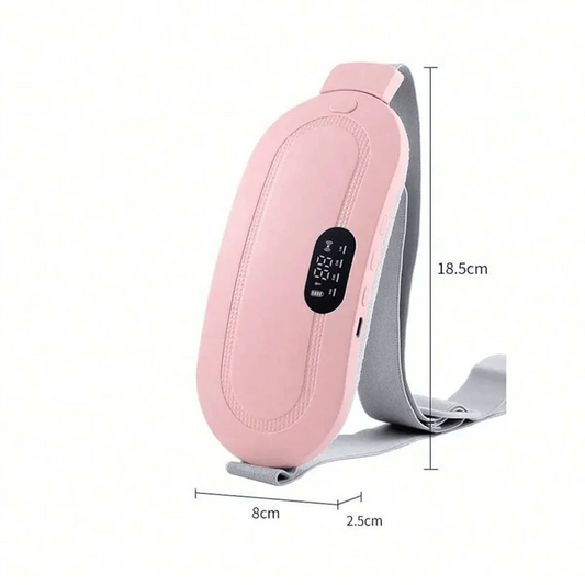 Electric Menstrual Spasm Massager Vibrator Heating Belt Suitable for Relieving Menstrual Discomfort, Keeping Waist and Heating