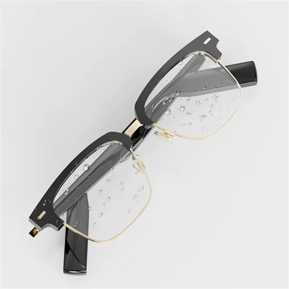 Smart Glasses, Wireless Bluetooth Hands-Free Calling Music Play Headphones with Microphone Motion Stereo Speaker Glasses