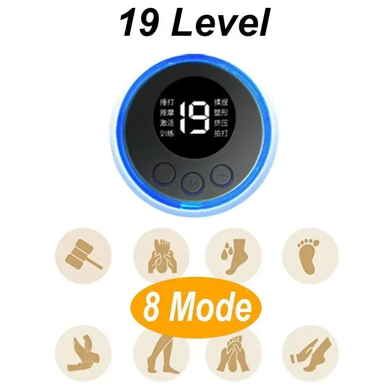 Electric Foot Massage Mat Relaxes Foot Acupoint Massage Mat Improves Blood Circulation 8 Modes 19 Level Relaxation USB Charging
