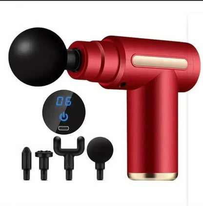 Portable Mini Muscle Massage Gun - Deep Handheld Percussion Massager for Body, Back, Neck, and Legs